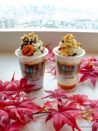 ぱんぷめる：750円、左はハロウィンver