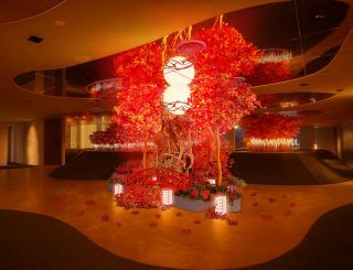 紅葉のライトアップ