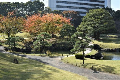 旧芝離宮庭園の秋　2