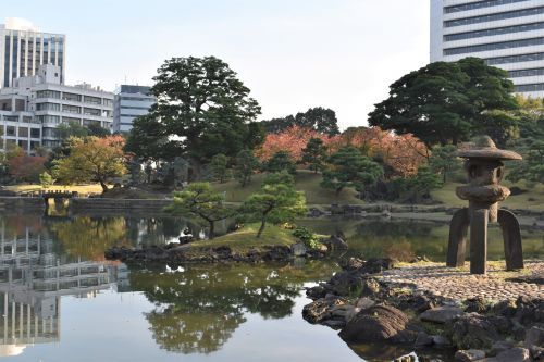 旧芝離宮庭園の秋　3