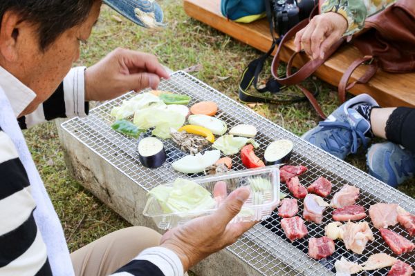 懇親会を兼ねたバーベキュー