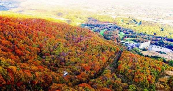 雫石紅葉 ロープウェー