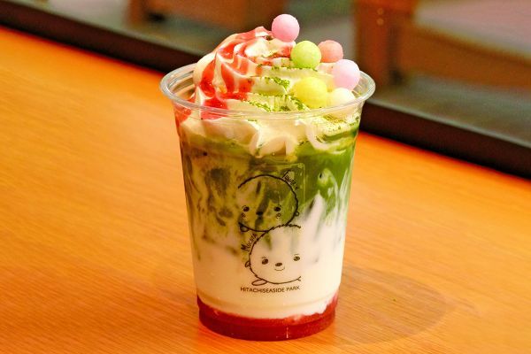 コキアをイメージしたメニュー“コキアラテ”