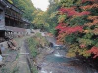 秋の宮温泉郷の写真