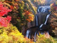 The Autumn Leaves of Fukuroda Falls