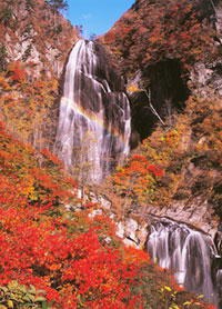 安の滝（中ノ又渓谷）の写真