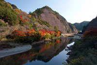 古座川峡（一枚岩）の写真