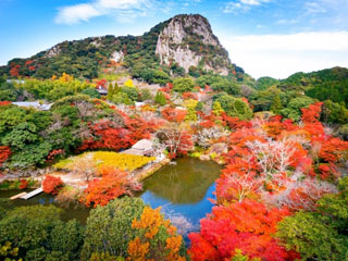 御船山楽園の紅葉写真１