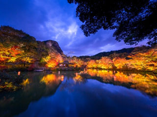 御船山楽園の紅葉写真２