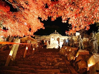 大山寺の紅葉写真２