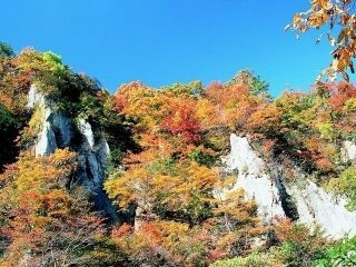 鳴子峡の紅葉写真２