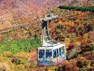 箱根 駒ヶ岳ロープウェーの紅葉写真１