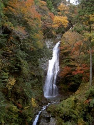 原不動滝の紅葉の写真３