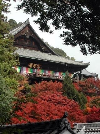 長谷寺の紅葉写真１