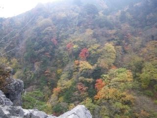 緑仙峡の紅葉写真２