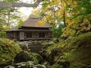 見晴公園・旧岩船氏庭園（香雪園）の紅葉写真２