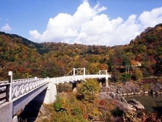 神居古潭の紅葉写真１