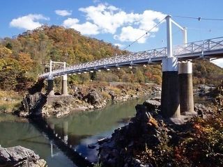 神居古潭の紅葉写真２