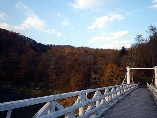 神居古潭の紅葉の写真３