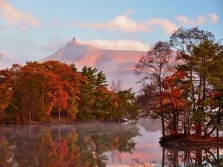 大沼国定公園の紅葉写真１