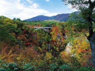 鳴子峡の紅葉写真１