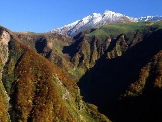 鳥海山の紅葉写真２