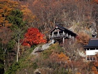 山寺立石寺の紅葉写真１