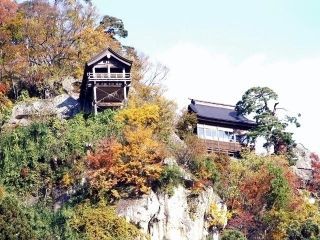 山寺立石寺の紅葉写真２