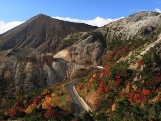 磐梯吾妻スカイラインの紅葉写真１