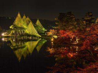 兼六園の紅葉写真２