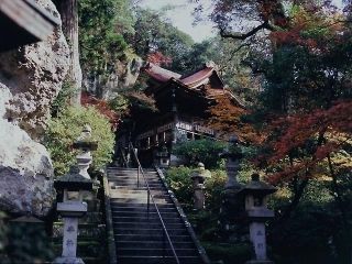 那谷寺の紅葉写真１