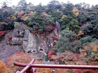 那谷寺の紅葉写真２