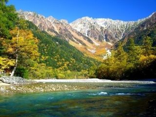 上高地の紅葉の写真４