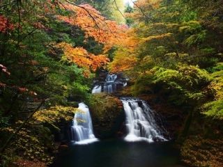 赤目四十八滝の紅葉写真１