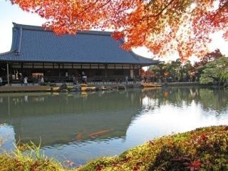 天龍寺の紅葉写真１