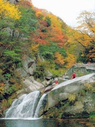 小鹿渓の紅葉の写真３