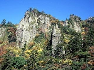 立久恵峡の紅葉写真１