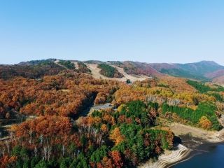 恩原高原の紅葉写真１