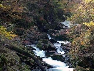 帝釈峡の紅葉写真２