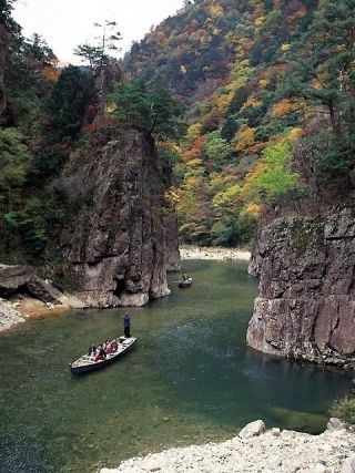 三段峡の紅葉の写真３