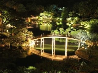 特別名勝 栗林公園の紅葉写真１