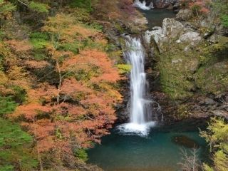 べふ峡の紅葉写真１