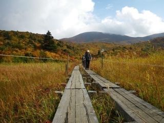 須川高原温泉の紅葉写真１