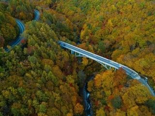 磐梯吾妻レークラインの紅葉写真１