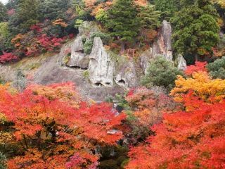 那谷寺の紅葉写真２