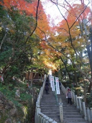 寂光院の紅葉写真２