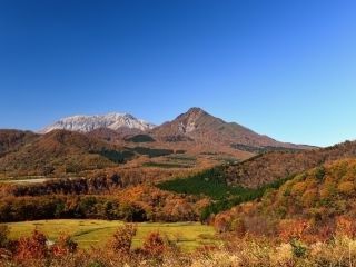 蒜山大山スカイラインの紅葉写真２