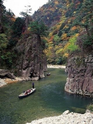 三段峡の紅葉の写真３