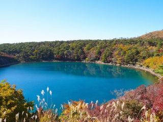 えびの高原の紅葉写真１
