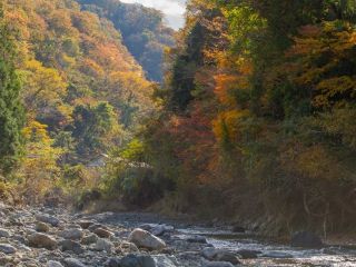 五ヶ瀬渓谷の紅葉写真２